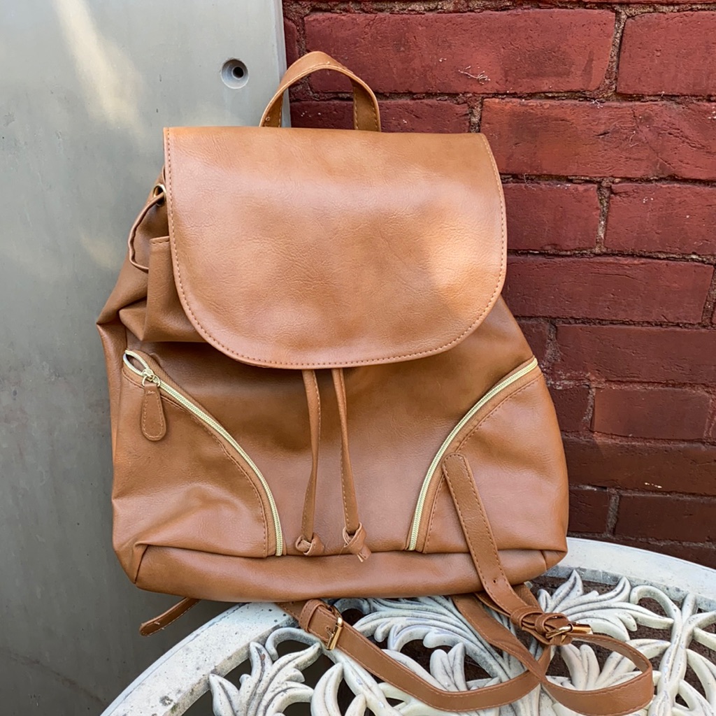 Camel Colored Back Pack